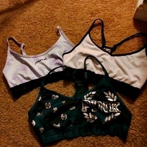 Pink Sports Bras